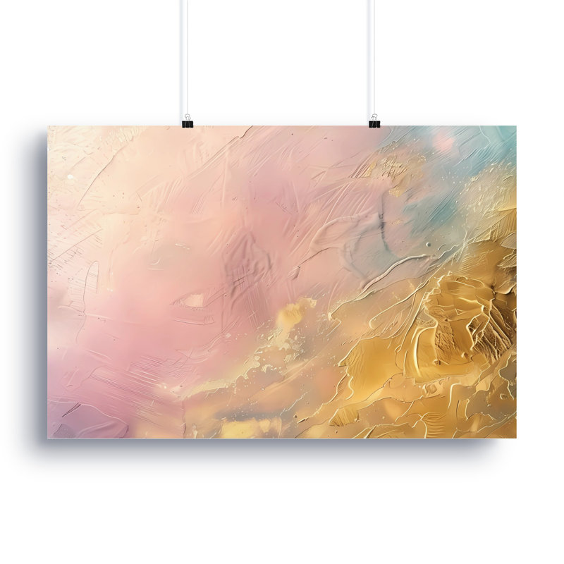 Abstract Wall Art, Canvas Print, Gold, Modern Art, Home Decor, Wrapped Canvas, 91.44 cm H x 121.92 cm W
