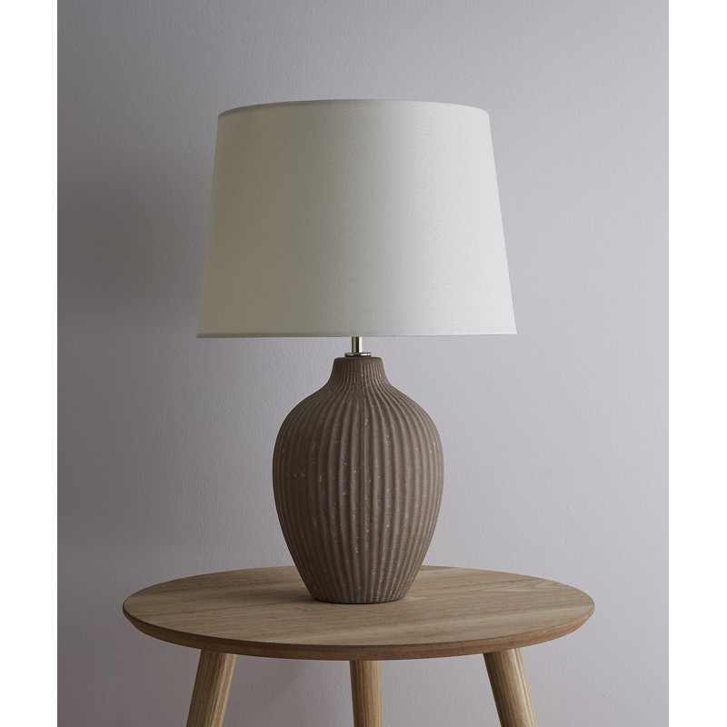 Ghassan Ceramic Table Lamp, Brown