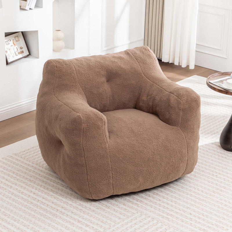 Fauteuil à billes Comfy Lazy Bean Bag, Café