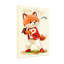 Animaux, renard, golf avec club et balle-354296588