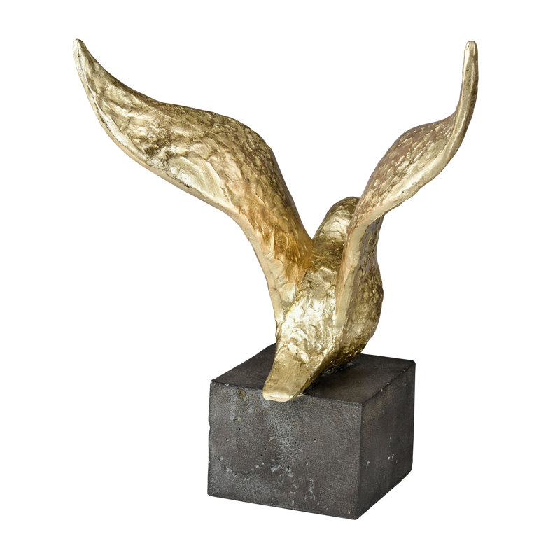 Sculpture d'oiseau ailé - ensemble de 3