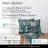 Southshore Fine Linens Vintage Garden Smokey Blue Full/Queen 3-Piece Vintage Floral Duvet Cover Set with 2 Standard Shams, Hidden Zipper & Corner Ties-107007313-107007315