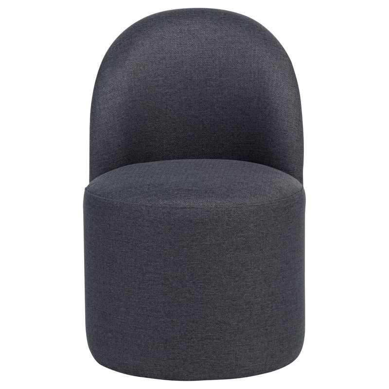 Chaise d'appoint Aubrey, Gris anthracite