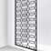 Linea Maze 34" W x 72" H Screen Frameless Fixed Glass Panel with Clear Max Technology