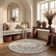Calidia Oriental Dark Gray/Cream Rug
