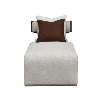 West Kensington Chaise - Buff/Seal Salt Caramel