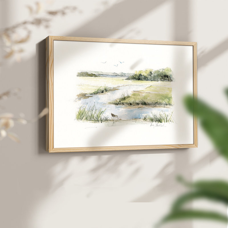 Early Morning II -Framed Print - Restickable, Natural, 11" H x 14" W