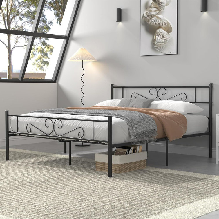 Wildon Home® Ikeda Metal Open-Frame Bed | Wayfair