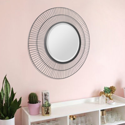 Halfeti Metal Flat Wall Mirror
