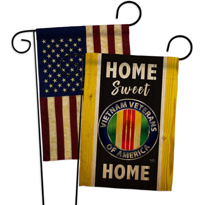 Double Sided 18.5'' H x 13'' W Polyester Garden Flag
