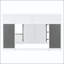 Lit mezzanine double avec maisonnette et rangement-1398471883