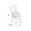 Tabouret de comptoir pivotant 24,5 po Karlov-22797087
