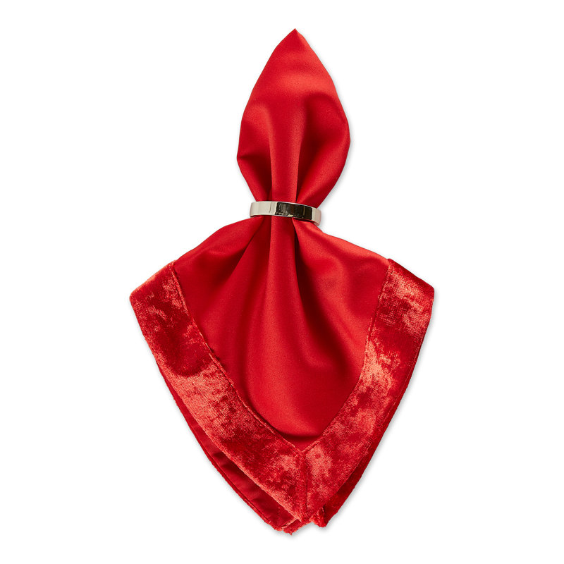 Serviette 20 po Johnnetta, Rouge