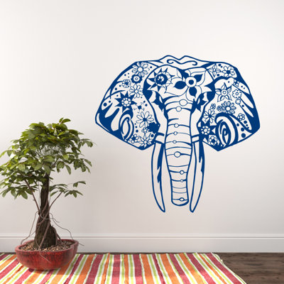 Décalcomanie murale éléphant yoga Litton