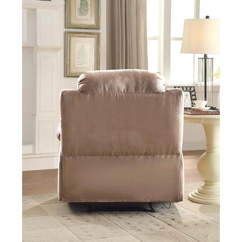Fauteuil inclinable Parklon, microfibre brune