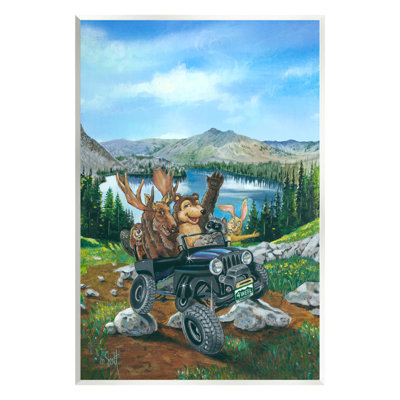 Conception d'art sur toile Stupell Industries par Wood West