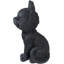 Statue de chat sinistre souriant félin