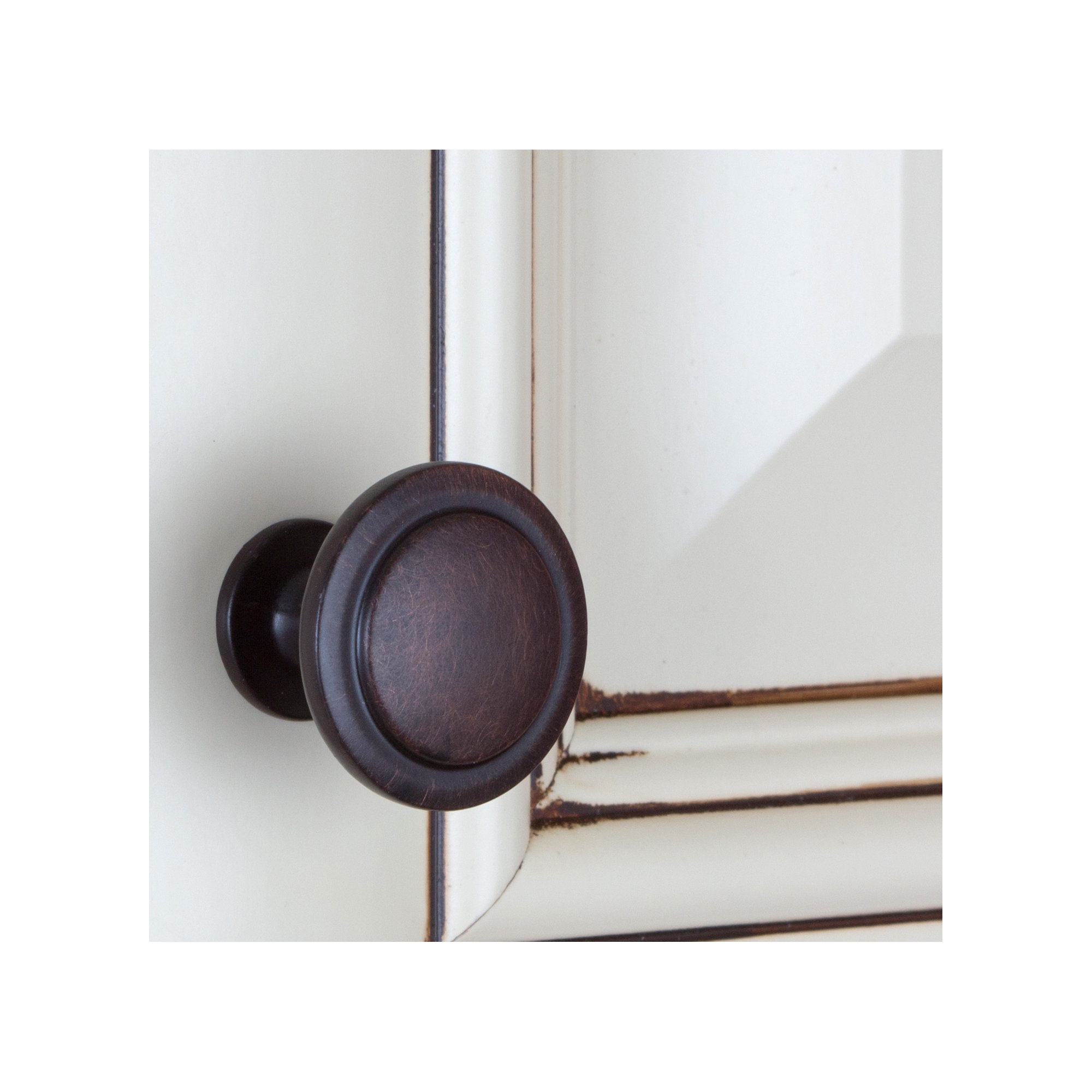 1 1/4" Diameter Mushroom Knob Multipack, Oil Rubbed Bronze
