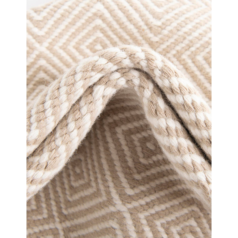 Traetyn Flatweave Wool Indoor Rug, Rectangle 2' x 3'1"