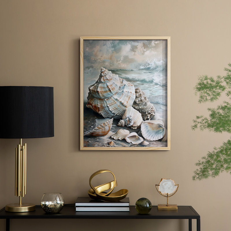 NAUTICAL Series CCXCI, reproduction encadrée - bois massif, Naturel, H 11 po x l 9 po