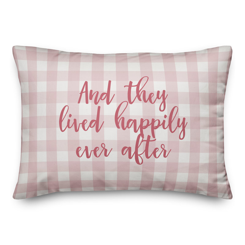  Coussin And And Lived Happily Ever After, Rose