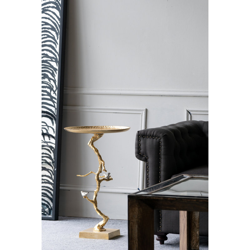 Contemporary Shiny Gold Table