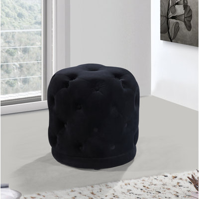 Olivios Velvet Ottoman