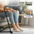 Height & Tilt Adjustable Sofa Console Table Multi-functional Foldable Waterproof Side Table with Cup Holder for Living Room