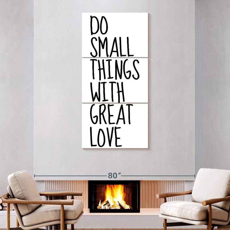 With Great Love, H 75 po x l 36 po