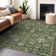 Machine Washable Indoor/Outdoor Chayden ACN1087 Green Rug