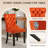 Modern Velvet  Wingback Tufted Solid Wood Upholstered Dining Chairs (Set of 2)-1203861891