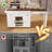 51" Rolling Kitchen Island With Retractable Dining Table And Power Socket - With 2 Drawers And 2 Door Cabinets