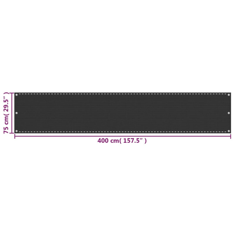 Rolled Privacy Fence (4m x 0.75m)