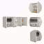 Armoire murale Peoria, quatre tablettes intérieures-793469555