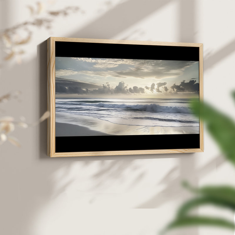 Série nautique -XI - Reproduction encadrée - Restickable, Naturel, H 22 po x l 28 po