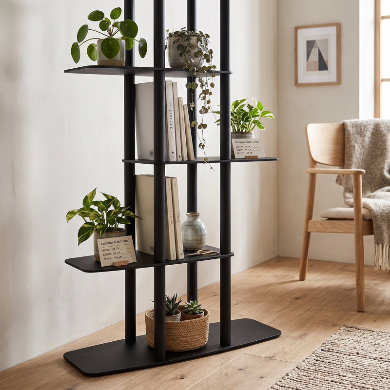 Grandes étagères verticales - Support pour plante, Noir