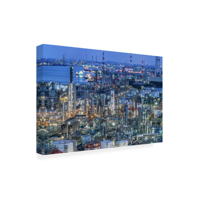 Art sur toile, zone industrielle côtière de Bolo Kobayashi Tetsurou