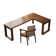 Markayla 2 Solid Wood Corner Desk And Chair Set Office Set with Chair