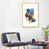 Toile avec cadre en bois beige n'est pas disponible