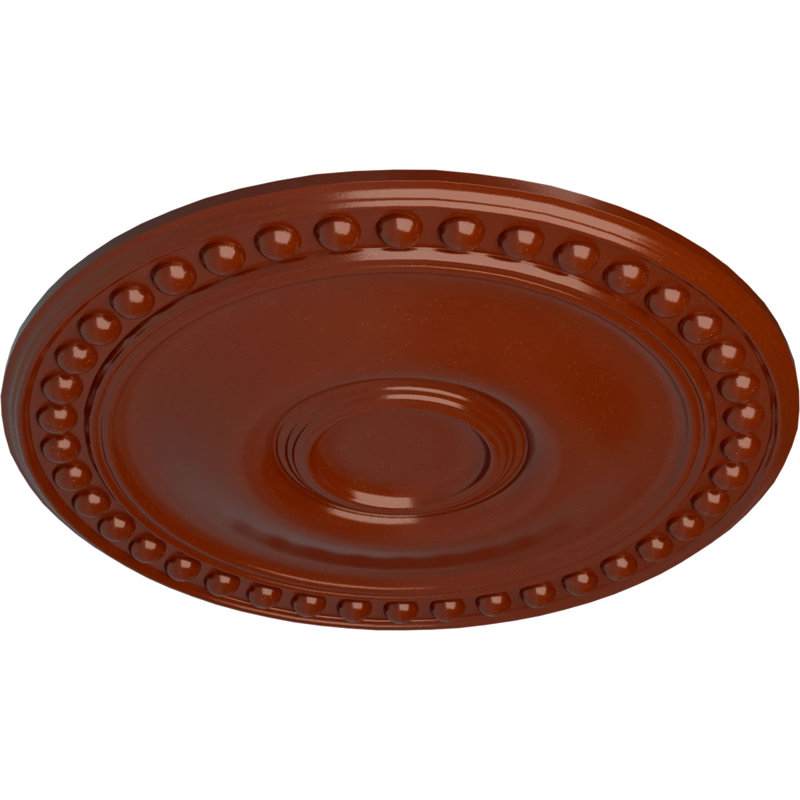 Endurathane Alexa Ceiling Medallion, 20 1/2"OD x 1 7/8"P (Fits Canopies up to 2 7/8")Hand-Painted Flash Blue Finish