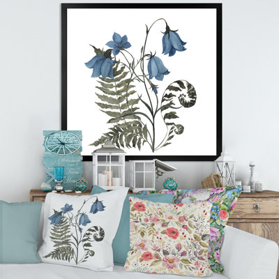 Reproduction d'art sur toile, bouquet vintage avec fleurs sauvages et herbes VII