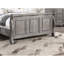 Très grand lit, design gris, mobilier de chambre transitionnel, gris, matériau-124500105