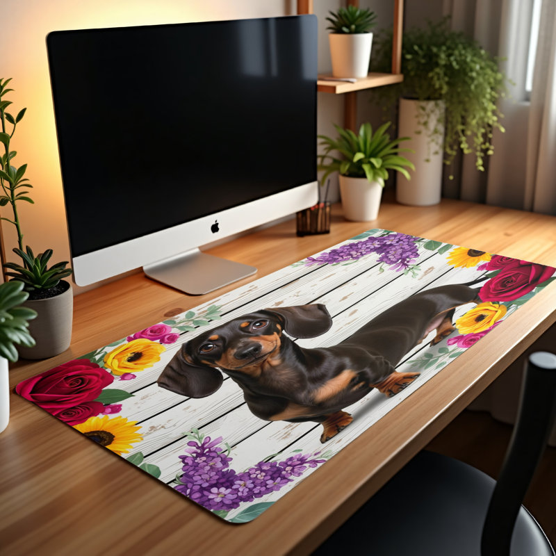 Polyester Desk Pad, 14.4x12.1
