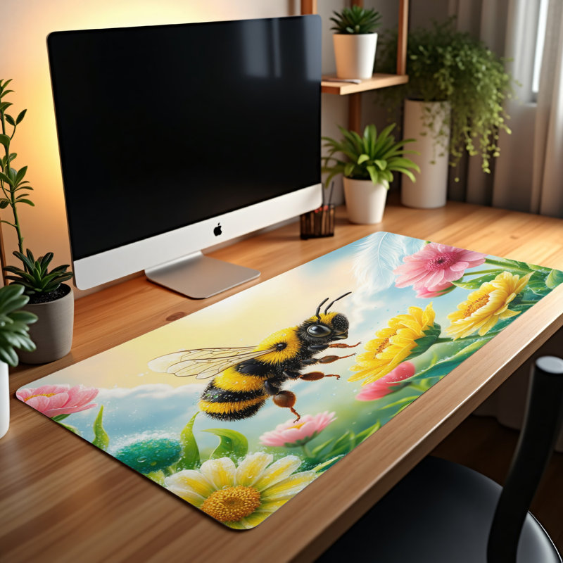 Polyester Desk Pad, 23.6x13.8
