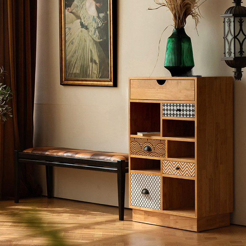 Armoire de rangement de style tiroir médiéval