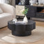 Table basse moderne en forme de fleur avec rangement caché, conception élégante de fleurs de prunier pour les salons élégants-1099957508