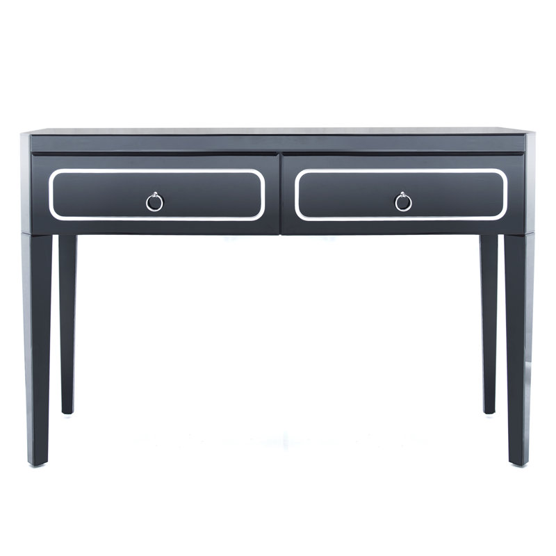 Barber 118cm Glass Top Console Table