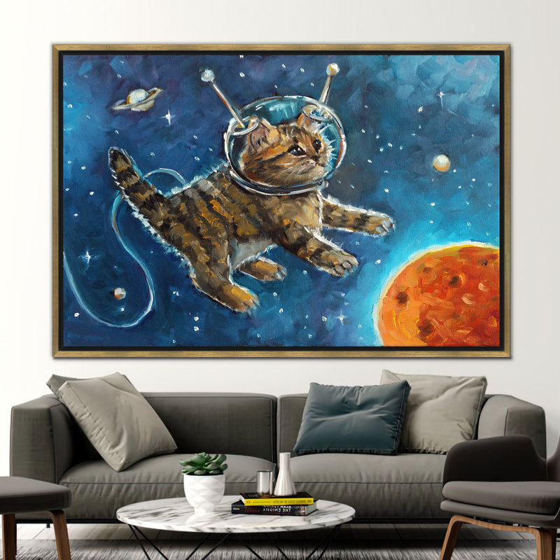 Print on Canvas, Gold Floater Framed, 20 cm H x 30 cm W