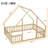 WoodNest House-Shaped Floor Bed with Guardrails-115684339-115684342