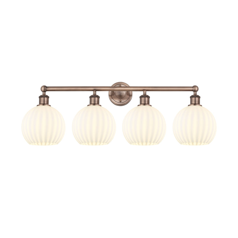 Beronica 4 - Light Dimmable Vanity Light, Antique Copper